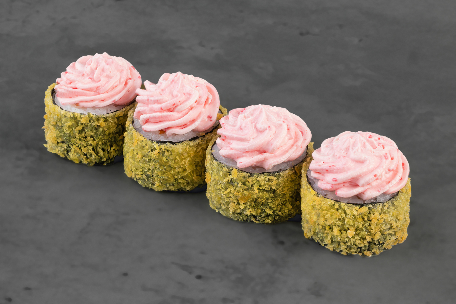 Темпура с лососем и креветкой (добавки не включены)